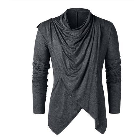 Code Cotton Solid Cowl Neck T-Shirt