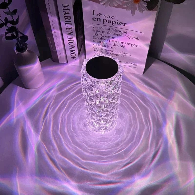 16 Color Rose Crystal Diamond Table Lamp